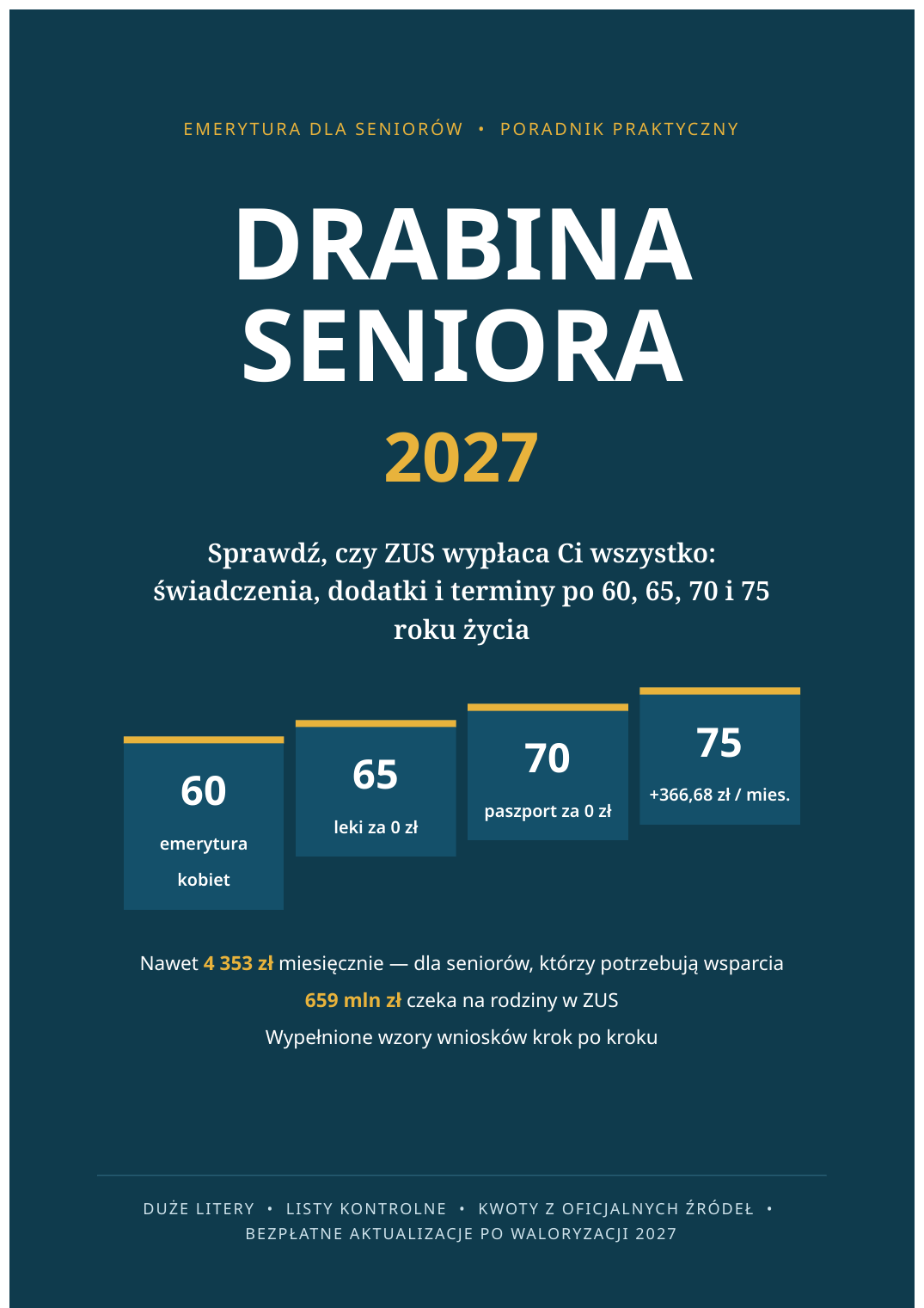 Okładka e-booka Drabina Seniora 2027